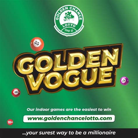 golden vogue lotto today live|Winners Golden Chance Ventures .